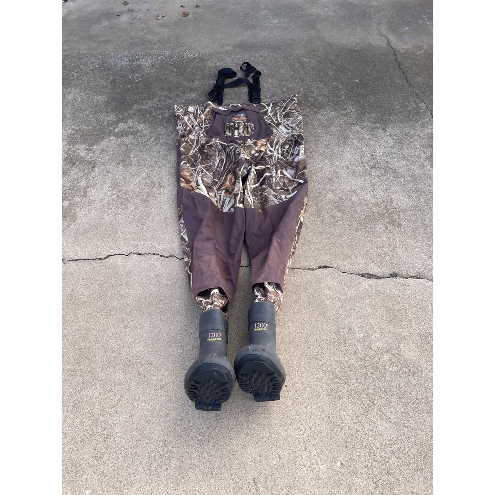 Bootfoot Wader Caddis Waterfowl Max-5 Camo Neoprene Chest Waders Size 13